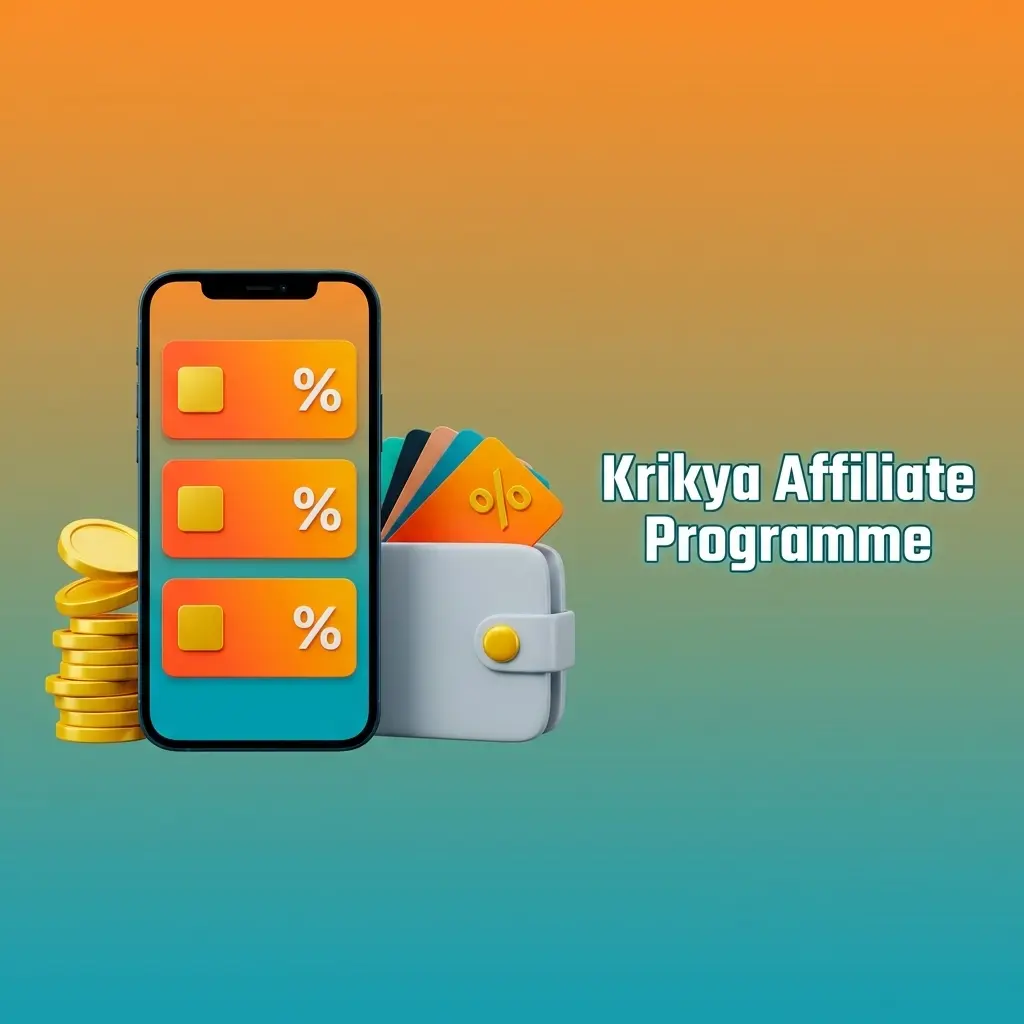 Krikya affiliate programme dashboard showing tracking links, commissions, and bKash Nagad payouts for Bangladesh partners