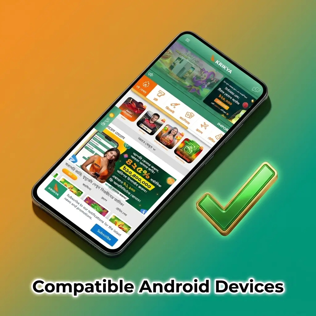Compatible Android devices for Krikya app in Bangladesh including Samsung, Xiaomi, OPPO, Realme, Vivo, Infinix and Tecno models