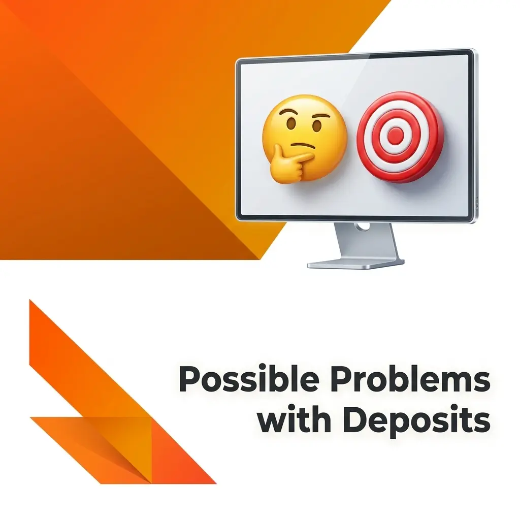 Common deposit problems including failed transactions, declined payments, verification issues, and deposit limit errors with solutions