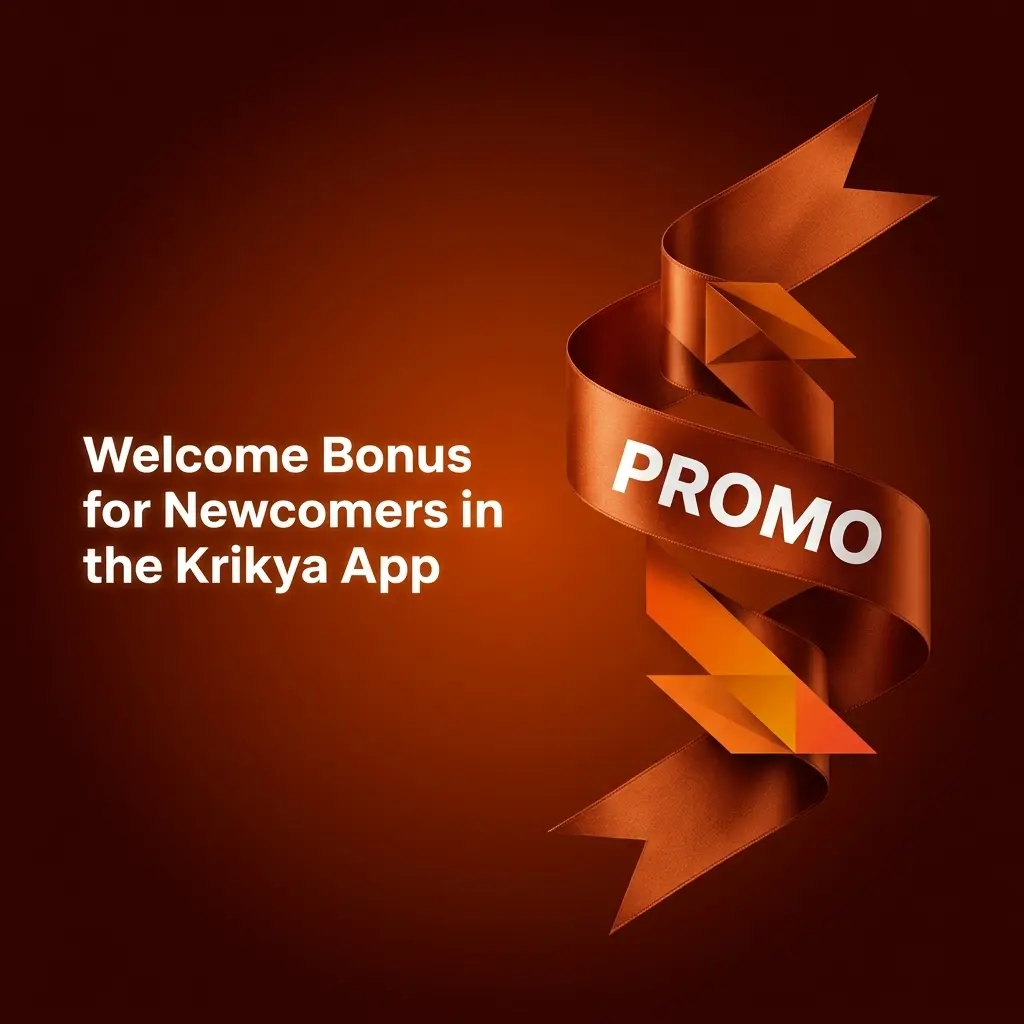 Krikya app welcome bonus for new users offering 500% sports or 250% casino bonus on first deposit